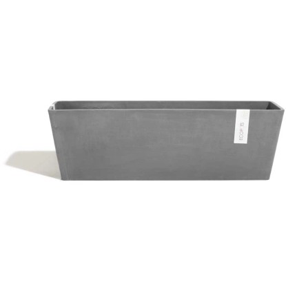 Ecopots Balkonkiste Bruges Grau (HxBxT) 17 x 17 x 65 cm