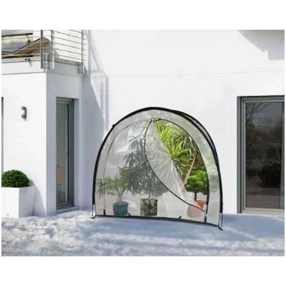 Frostschutzhaus Ice Extrem Weiss / Transparent (HxBxT) 172 x 200 x 84 cm