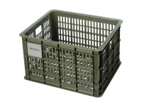 Basil Fahrradkiste recycelter Kunststoff Grün Gr. M / 29,5 l