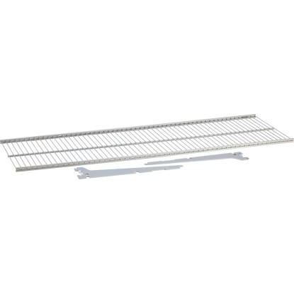 Metall-Drahtboden-Set Silber 25 x 80,5 cm