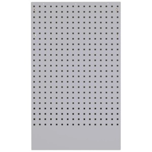 Pannello forato Kraftwerk Mobilio con fori quadrati per porta attrezzi.