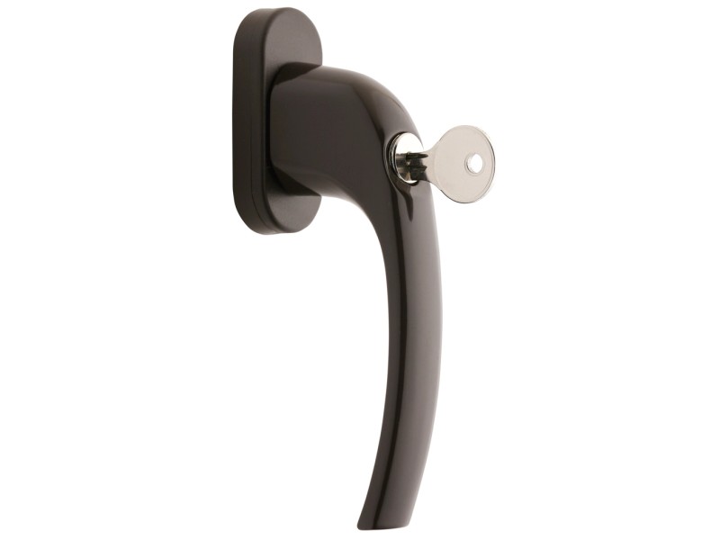 12 Maniglie Per Finestre Con Serratura Bambini - Alluminio, Bianco, Lunghezza Perno 35mm - Foto 10