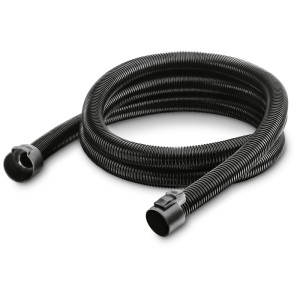 Extension de flexible d'aspiration Kärcher 3,5 m pour aspirateurs eau et poussière, flexible, noir.