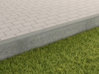 Tiefbordstein Grau (HxBxT) 20 x 100 x 8 cm