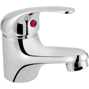 Miscelatore monocomando per lavabo Secchia cromato senza scarico.