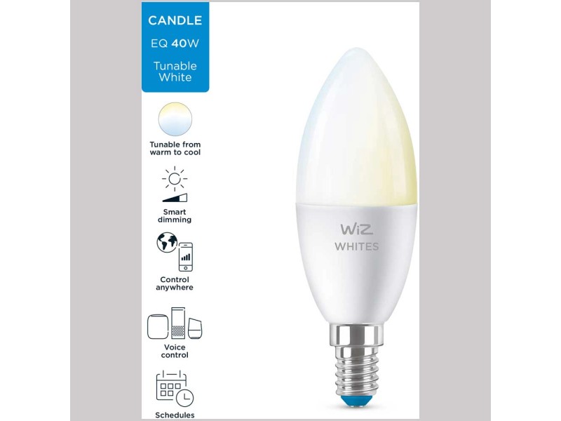 WiZ Lampadina LED forma a candela E14 Wi-Fi bluetooth Colors 4