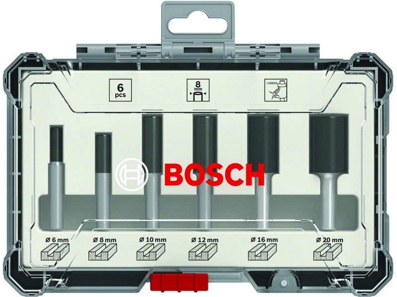 Bosch Nutfräser Set 8-mm-Schaft 6-tlg. kaufen bei OBI