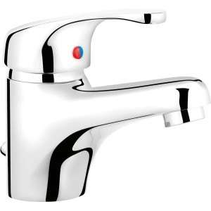 Miscelatore lavabo baliv WT-5090 cromato per lavabi da bagno.