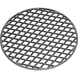 Grille en fonte Outdoorchef Diamond 570, Ø 54cm, motif alvéolé pour des rayures.