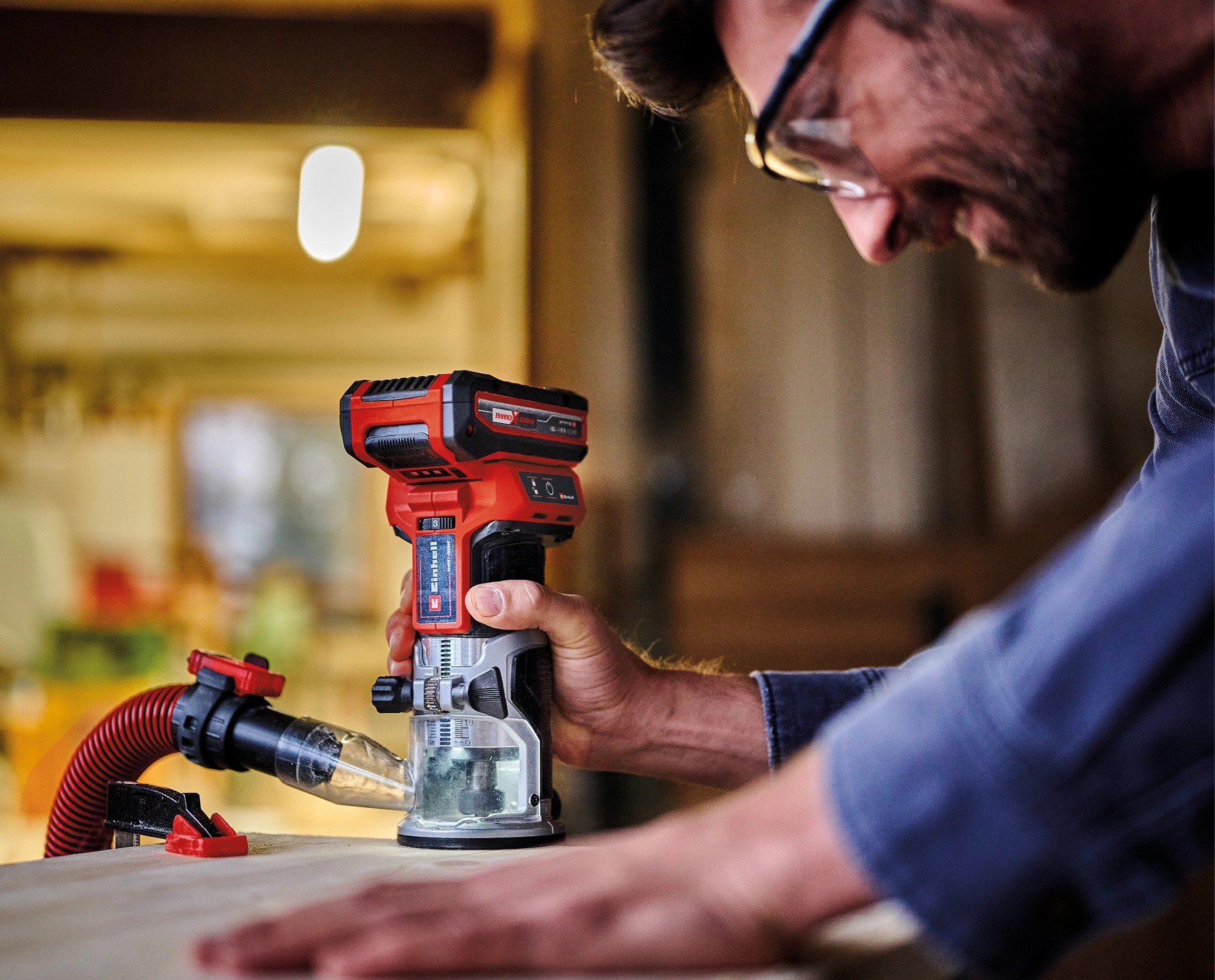 Fresatrice A Batteria Einhell TP-RO 18 Set - Brushless Con Accessori - Foto 4