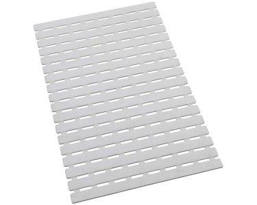 Wenko Tappetino antiscivolo per vasca Arinos plastica Bianco 63 x 40 cm