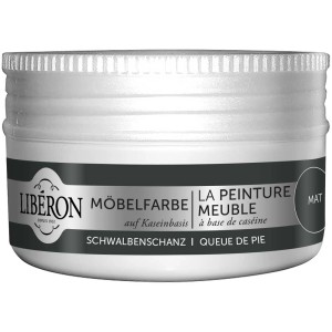 Libéron pittura per mobili 'Schwalbenschanz', a base di caseina per mobili in legno, barattolo da 0,075 l.
