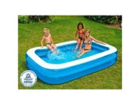 Piscine Jumbo en forme de 8 (HxlxP) 250 x 147 x 40 cm