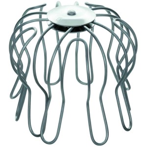 Filtro per grondaia in zinco, Ø 75 mm, per proteggere dalle foglie nella grondaia.