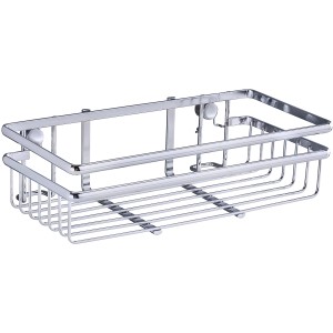 Étagère universelle chromée Wenko Style, 7x25x12 cm, pour cuisine et salle de bain.