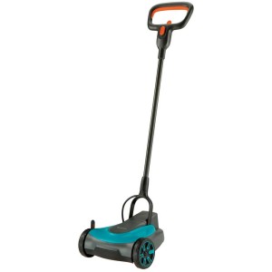 Gardena Tagliaerba a batteria HandyMower 22/18V P4A senza batteria, blu/nero, con manico girevole.