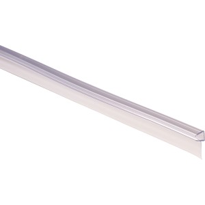 Joint de remplacement pour douche ronde Bristol 80/90, profilé d'étanchéité transparent.
