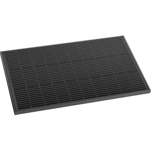 Pannello solare rigido EcoFlow nero, 2x100W, per impianti solari.
