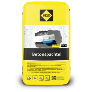Sakret Stucco per calcestruzzo, sacco da 5 kg, per livellare pareti, soffitti e pavimenti interni ed esterni.
