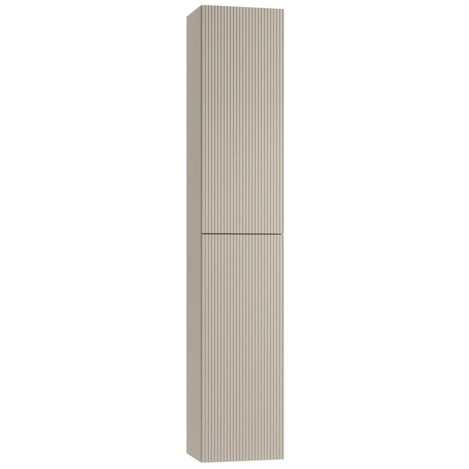 Spring Sable Armoire haute Opera avec 2 portes Sable mat (HxlxP) 160 x 30 x 27 cm
