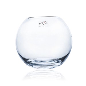 Vaso sferico Sandra Rich Globe in vetro, Ø 15,5 cm, altezza 14 cm.