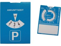 Parkscheibe mit Benzinrechner