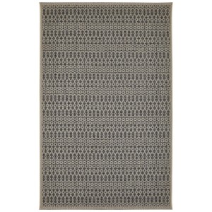 Tappeto da esterno Andiamo Clyde, motivo beige-tortora, 120x170 cm. Resistente alle intemperie e durevole.