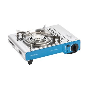 Fornello da tavolo Campingaz Camp Bistro DLX, 2200 W, blu/argento, per campeggio e outdoor.