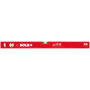 Rote Sola Kunststoff-Wasserwaage, 60 cm, für präzises Messen.
