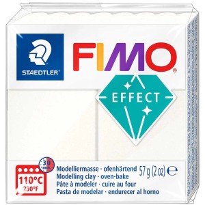 Fimo Effect Modelliermasse Perlmutt Metallic, 57g, ofenhärtend.