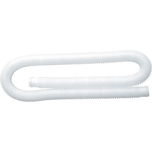 Tuyau de piscine Intex blanc, diamètre 32 mm, longueur 150 cm.