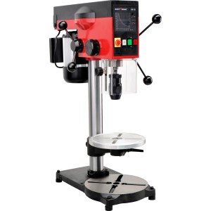 Trapano a colonna Rotwerk RB18 Vario: Trapano preciso con controllo velocità variabile e divisore integrato.