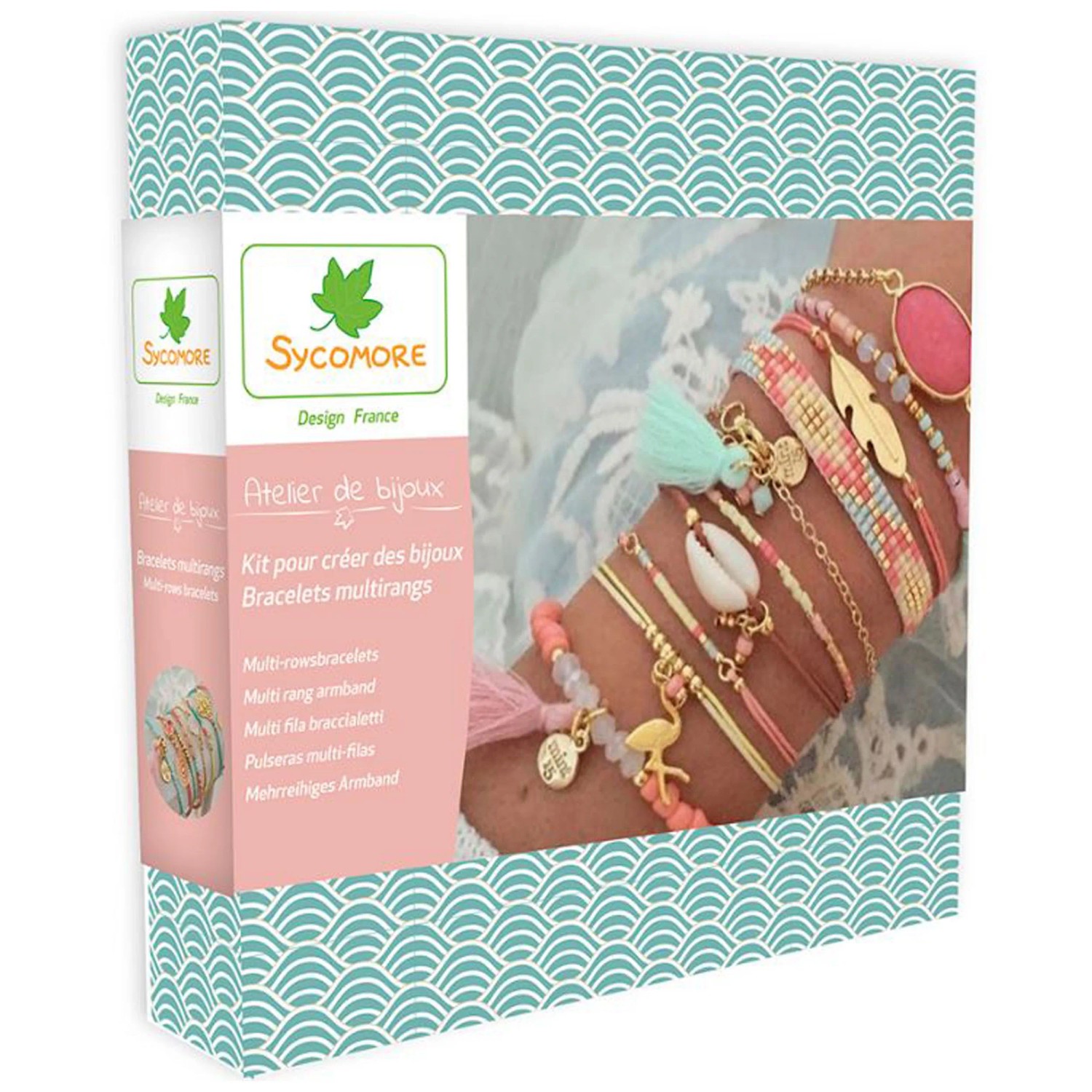 Au Sycomore – Coffret Koala 3D à Customiser (sans Aiguille) – 540 Tissus, 11 Accessoires, Dès 5 Ans