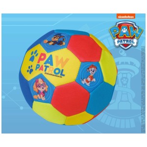 Pallone Paw Patrol in neoprene colorato con Chase, Marshall, Skye. Palla d'acqua Ø 14 cm per bambini.