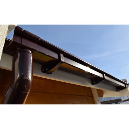 Kastenrinnen-Set Gr. 1 für Satteldachhäuser bis 450 cm Dachlänge