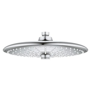 Soffione doccia Grohe QuickFix Vitalio Joy 260 cromato con tre getti.