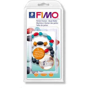 Fimo Perlen-Roller für 3 verschiedene Perlenformen: Kugel, Olive, Bicone. Bastelzubehör für Schmuck.