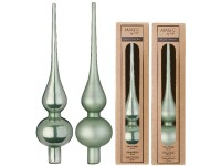 Baumspitze Glas Grün assortiert Höhe 26 cm / 1 Stk.