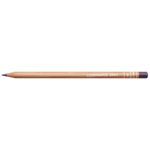 Caran d'Ache Luminance 6901 crayon de couleur aubergine clair (couleur numéro 095).