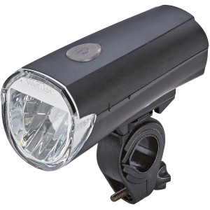 Éclairage de vélo à piles LED Prophete, 15-30 lx, avec support. Pour plus de sécurité.