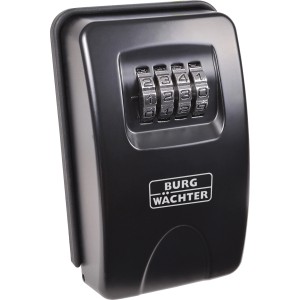 Burg-Wächter Key Safe 20 SB, coffre-fort à clés avec code numérique.