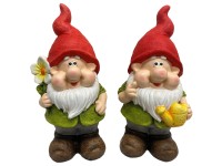 Illustrazione Vettoriale A Figura Intera Dello Gnomo Da Giardino In Due Stili Nero Su Bianco E Colorato Su Sfondo Scuro 33233294