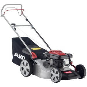 Al-Ko Tondeuse à essence 4.60 SP-S Easy avec bac de ramassage, argent/rouge. Entretien facile de la pelouse.