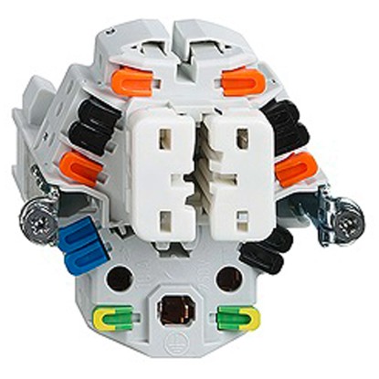 Feller Kleinkombi EdizioDue Schema 3+3 / T13 Einsatz