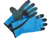 Floristikhandschuh PVC-Benoppung Blau Gr. 10