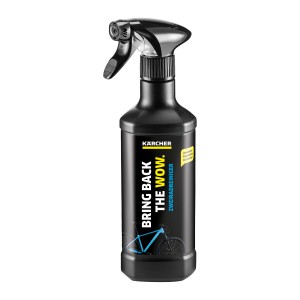 Kärcher detergente per bici 3 in 1 in flacone spray nero per biciclette, moto e scooter.