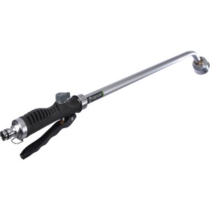Geka Easy Rain lancia per annaffiare, 60 cm, con leva, argento-nero. Spruzzatore da giardino per un'irrigazione confortevole.