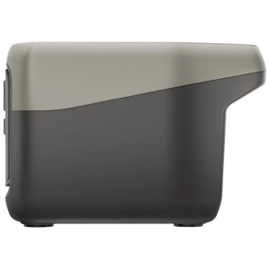 EcoFlow River 2 Powerstation CH-Version, 256 Wh, vue latérale. Générateur portable pour le camping et l'extérieur.