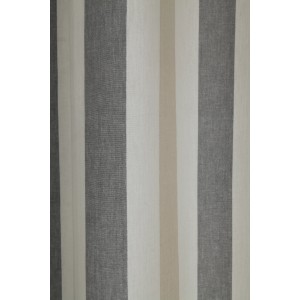 Sciarpa a passanti beige Monika di Neusser Collection, 245x135 cm, con motivo a righe.