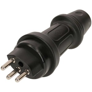 Fiche noire Max Hauri Type 23 IP55 pour usage industriel et extérieur.